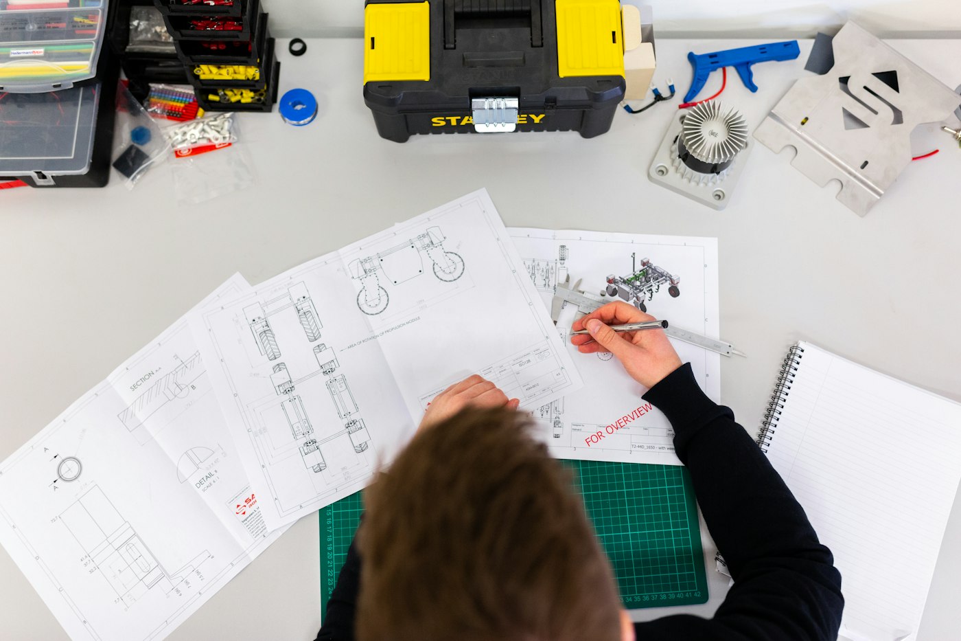 Professional engineering operations photography representing ZeeTech Armouries' technology focus